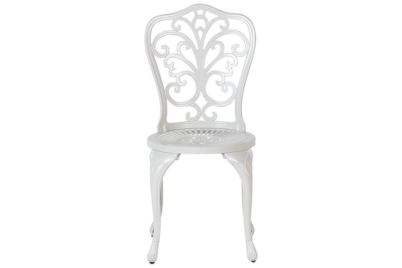 Puutarhatuolit 2 kpl Triora - Valkoinen - Puutarhakalusteet - Puutarhatuoli - Karmituoli ulos