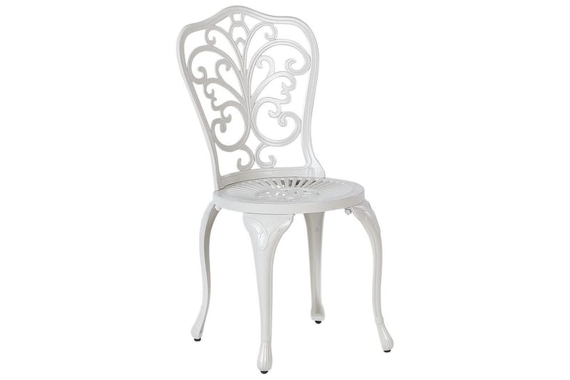 Puutarhatuolit 2 kpl Triora - Valkoinen - Puutarhakalusteet - Puutarhatuoli - Karmituoli ulos