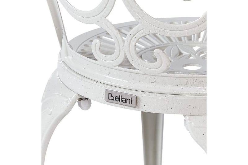 Puutarhatuolit 2 kpl Triora - Valkoinen - Puutarhakalusteet - Puutarhatuoli - Karmituoli ulos