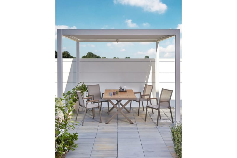 Puutarhatuolit 4 kpl Tiano - Puutarhakalusteet - Puutarhatuoli - Karmituoli ulos