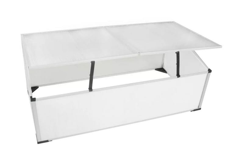 Kylmärunko Kasvihuone Kahdella Kannella 110 x 41 x 55 cm - Läpinäkyvä - Puutarhakalusteet - Puutarhatuoli - Jalkarahi & jakkara ulkokäyttöön