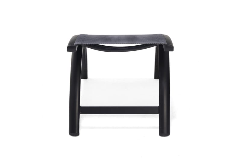 Panama Jalkatuoli 62x48 cm Musta - Lifestyle Garden - Puutarhakalusteet - Puutarhatuoli - Jalkarahi & jakkara ulkokäyttöön