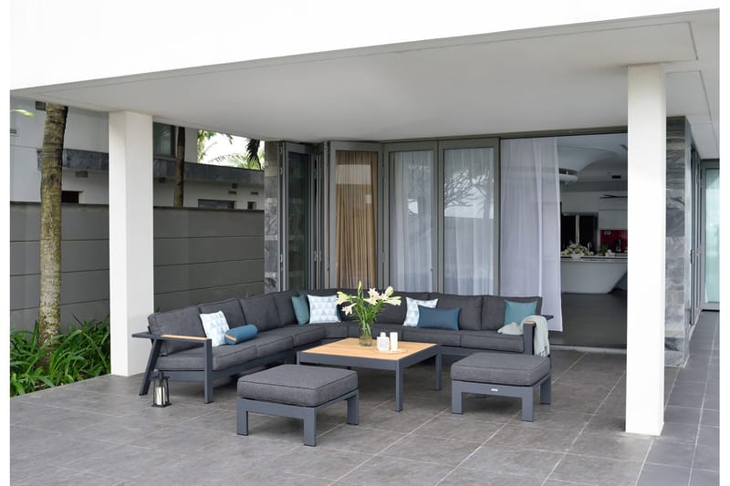 Rahi Palau - Harmaa - Puutarhakalusteet - Puutarhatuoli - Jalkarahi & jakkara ulkokäyttöön