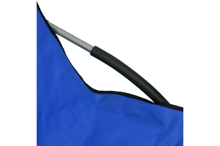 Kokoontaitettavat rantatuolit 2 kpl sininen kangas - Sininen - Parveketuoli & taittotuoli ulos - Retkituoli & rantatuoli