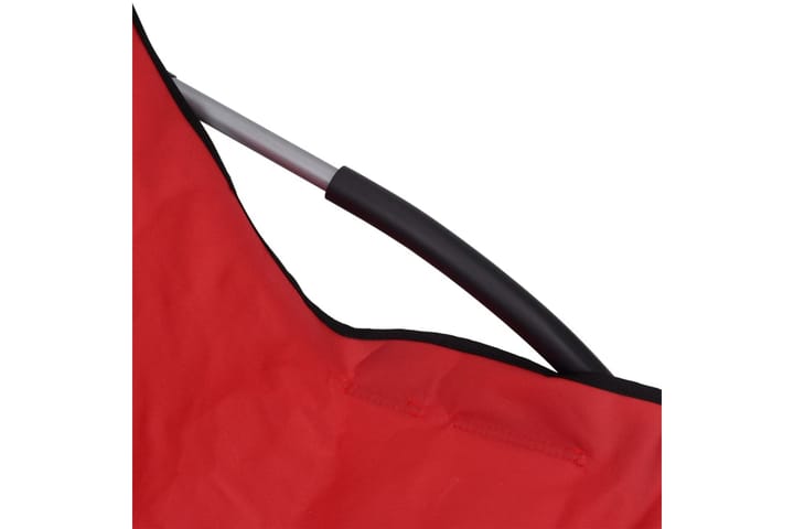 Kokoontaitettavat rantatuolit 2 kpl punainen kangas - Punainen - Retkituoli & rantatuoli - Parveketuoli & taittotuoli ulos
