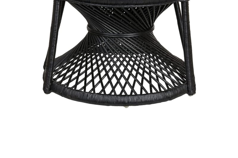 Riikinkukkotuoli Emmanuelle - Musta - Puutarhakalusteet - Puutarhatuoli - Ulkotilan nojatuolit
