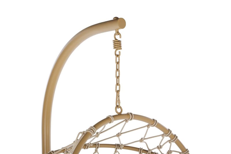 Riipputuoli Adria - Beige, valkoinen - Puutarhakalusteet - Puutarhatuoli - Riipputuoli