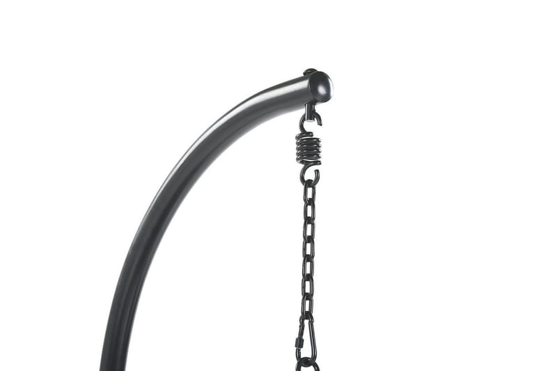 Riipputuoli Allera - Musta, Harmaa - Puutarhakalusteet - Puutarhatuoli - Riipputuoli