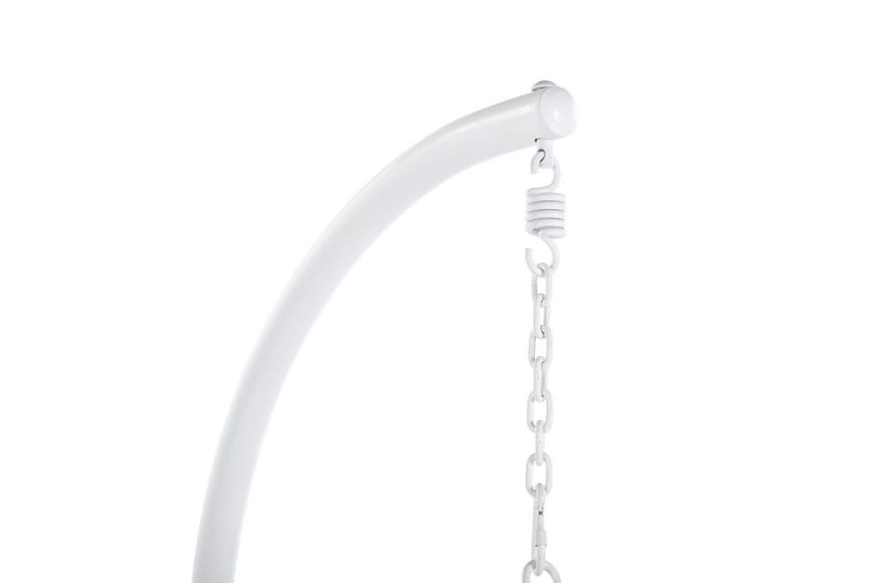 Riipputuoli Allera - Valkoinen, Harmaa - Puutarhakalusteet - Puutarhatuoli - Riipputuoli