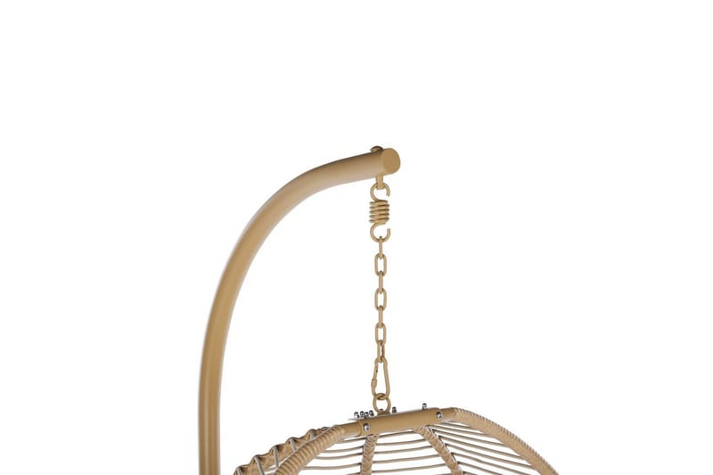 Riipputuoli Arco - Beige, valkoinen - Puutarhakalusteet - Puutarhatuoli - Riipputuoli