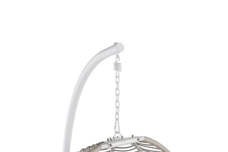 Riipputuoli Arco - Valkoinen, Harmaa - Puutarhakalusteet - Puutarhatuoli - Riipputuoli