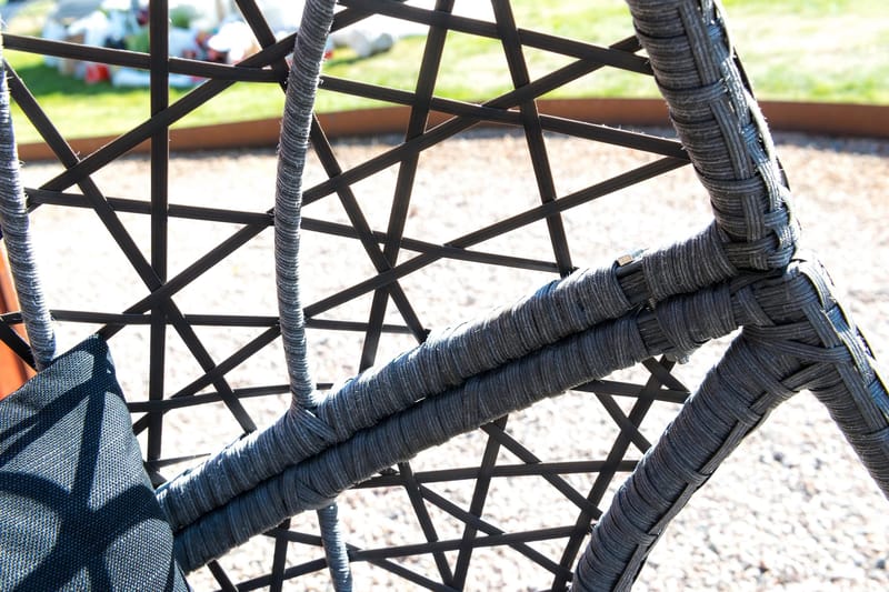 Hillerstorp Droppen Lepotuoli - Harmaa - Puutarhakalusteet - Puutarhatuoli - Riipputuoli