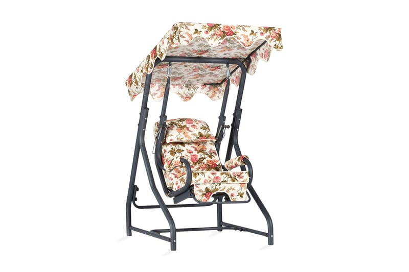 Keinu Casula katolsella, Harmaa/Kukkakuvio