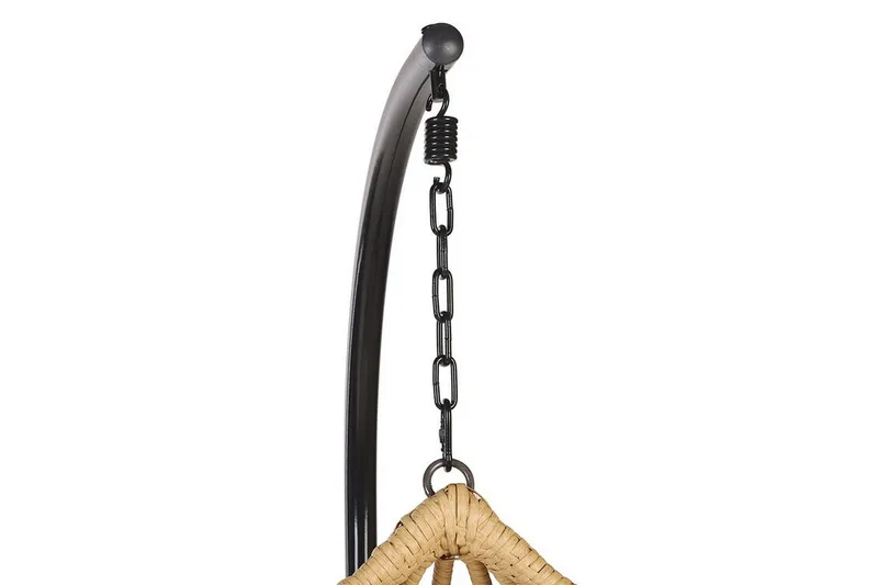 Riipputuoli Broakulla jalustalla - Beige - Puutarhakalusteet - Puutarhatuoli - Riipputuoli