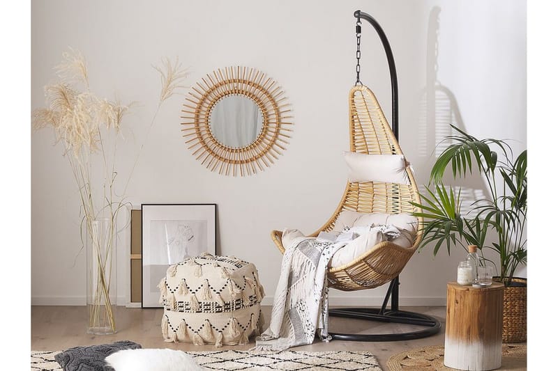 Riipputuoli Gryttom jalustalla - Beige - Puutarhakalusteet - Puutarhatuoli - Riipputuoli