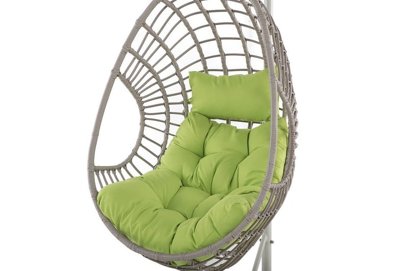 Riipputuoli Jerious Rottinki - Beige - Puutarhakalusteet - Puutarhatuoli - Riipputuoli