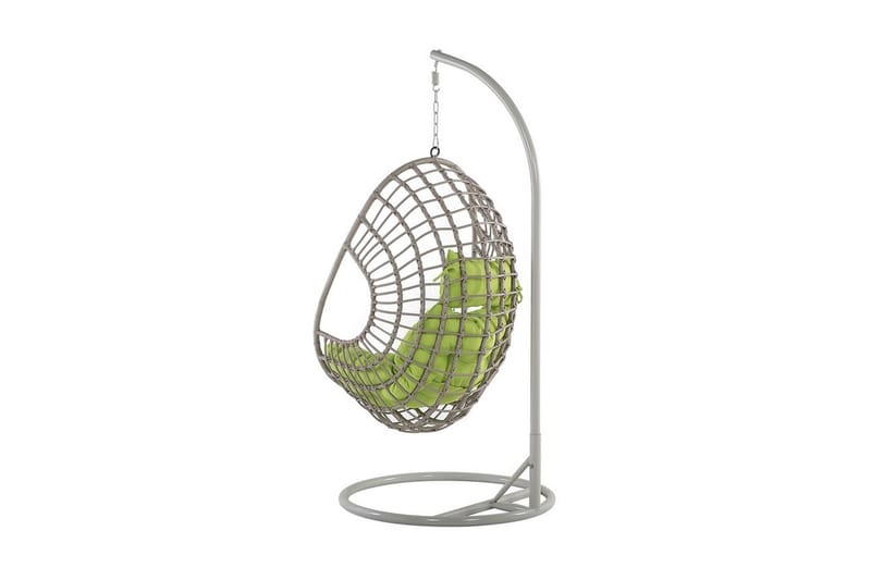 Riipputuoli Jerious Rottinki - Beige - Puutarhakalusteet - Puutarhatuoli - Riipputuoli