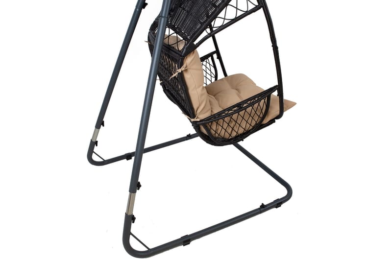 Riipputuoliteline Tummanharmaa - Puutarhakalusteet - Puutarhatuoli - Riipputuoli