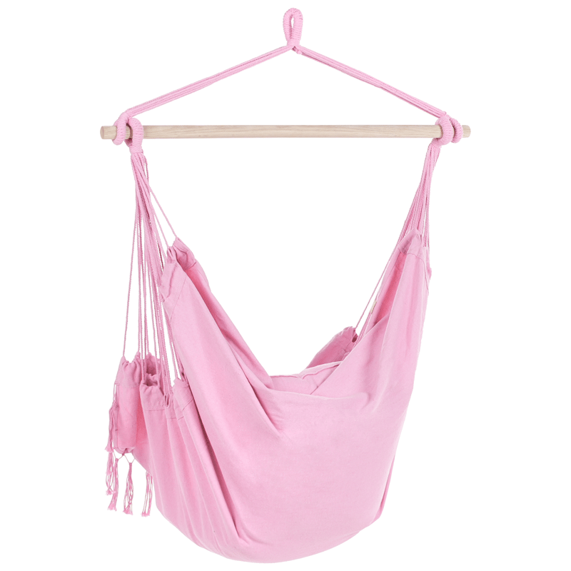 Riipputuoli ulos Bonea Puuvilla - Vaaleanpunainen - Puutarhakalusteet - Puutarhatuoli - Riipputuoli