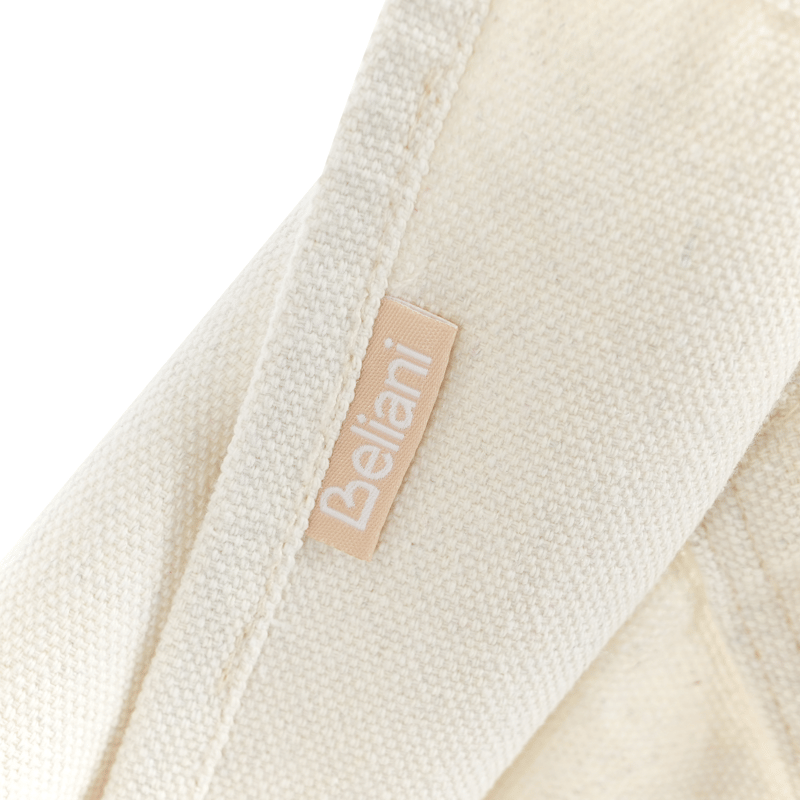 Riipputuoli ulos Varena Puuvilla - Beige/Sininen - Puutarhakalusteet - Puutarhatuoli - Riipputuoli