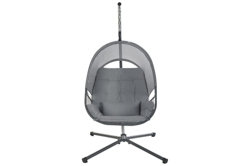 Riippuva tuoli Alviano - Tummanharmaa - Puutarhakalusteet - Puutarhatuoli - Riipputuoli