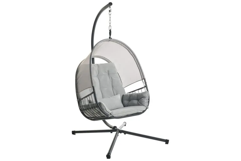 Riippuva tuoli Alviano, Vaaleanharmaa