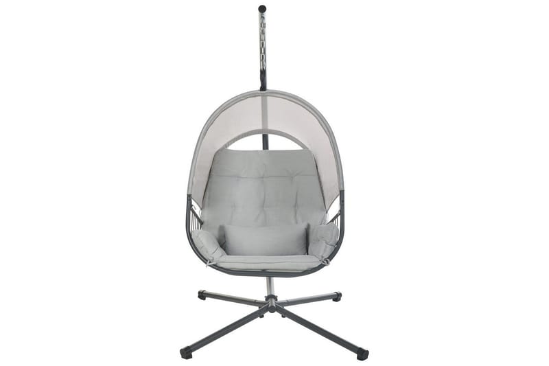 Riippuva tuoli Alviano - Vaaleanharmaa - Puutarhakalusteet - Puutarhatuoli - Riipputuoli