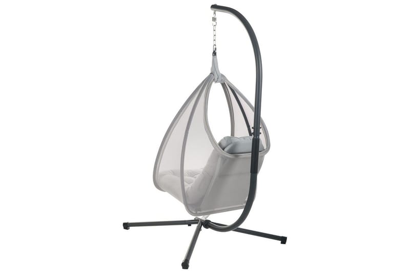 Riippuva tuoli Avegno - Vaaleanharmaa - Puutarhakalusteet - Puutarhatuoli - Riipputuoli