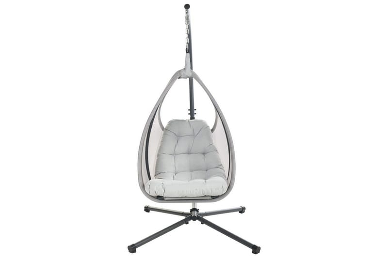 Riippuva tuoli Avegno - Vaaleanharmaa - Puutarhakalusteet - Puutarhatuoli - Riipputuoli