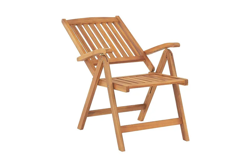 Riliegh Asentotuoli - Vaaleanruskea/Sininen - Puutarhakalusteet - Puutarhatuoli - Säätötuoli