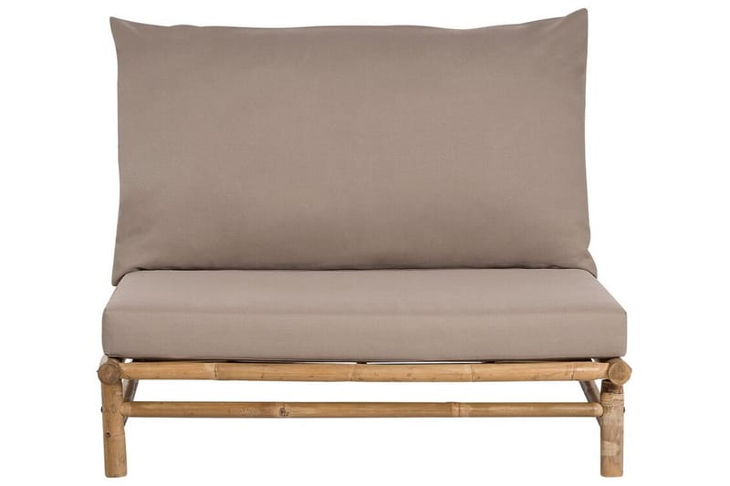 Rosthern Ulkotuoli 2 kpl - Vaaleanruskea/Beige - Puutarhakalusteet - Puutarhatuoli - Ulkotilan nojatuolit
