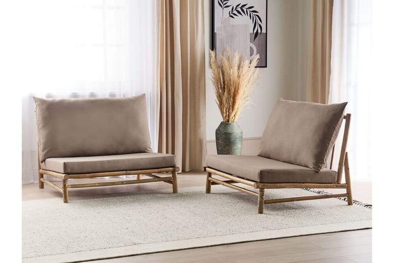 Rosthern Ulkotuoli - Vaaleanruskea/Beige - Puutarhakalusteet - Puutarhatuoli - Ulkotilan nojatuolit