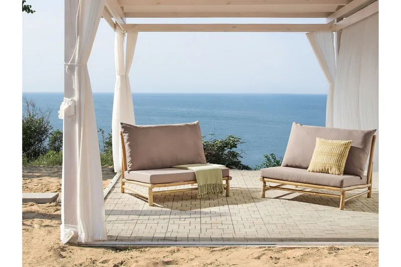 Rosthern Ulkotuoli - Vaaleanruskea/Beige - Puutarhakalusteet - Puutarhatuoli - Ulkotilan nojatuolit