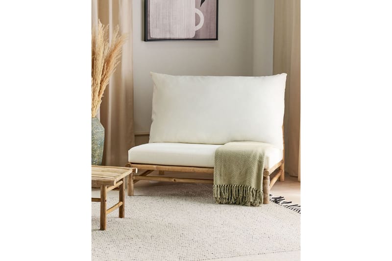 Rosthern Ulkotuoli - Vaaleanruskea/Valkoinen - Puutarhakalusteet - Puutarhatuoli - Ulkotilan nojatuolit