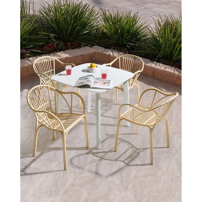 Ruokatuoli Andora 4-pakkaus - Puutarhakalusteet - Puutarhatuoli - Karmituoli ulos