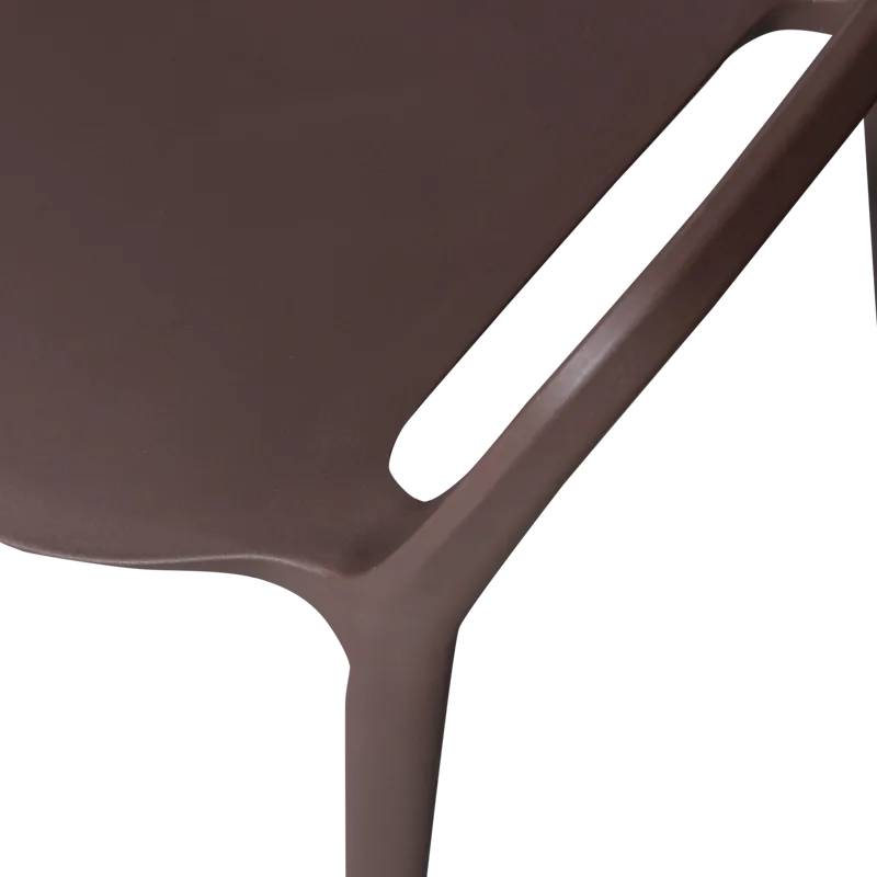 Ruokatuoli Bent ulkokäyttöön - Lila/Ruskea - Puutarhakalusteet - Puutarhatuoli - Karmituoli ulos