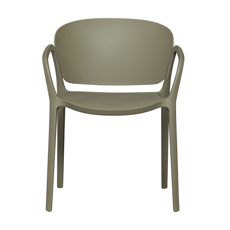 Ruokatuoli Bent ulkokäyttöön - Vihreä - Puutarhakalusteet - Puutarhatuoli - Karmituoli ulos