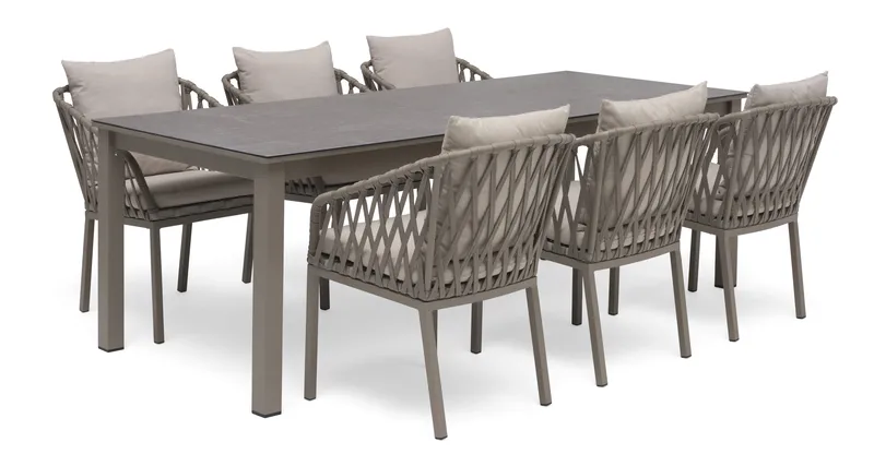 Ruokatuoli Hillerstorp Jet Set 2 kpl - Beige - Puutarhakalusteet - Puutarhatuoli - Karmituoli ulos