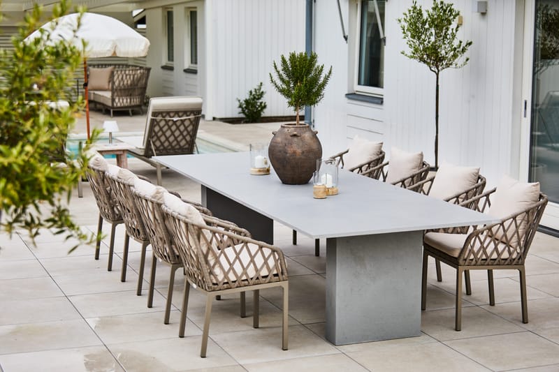 Ruokatuoli Hillerstorp Jet Set 2 kpl - Beige - Puutarhakalusteet - Puutarhatuoli - Karmituoli ulos