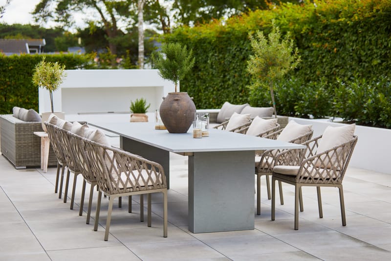 Ruokatuoli Hillerstorp Jet Set 2 kpl - Beige - Puutarhakalusteet - Puutarhatuoli - Karmituoli ulos