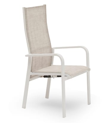 Hillerstorp Hånger-säätötuoli 57x64 cm - Valkoinen - Puutarhakalusteet - Puutarhatuoli - Karmituoli ulos