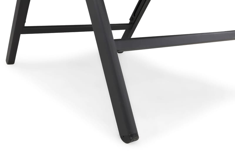 Las Vegas Säätötuoli - Musta/Tiikki - Puutarhakalusteet - Puutarhatuoli - Säätötuoli