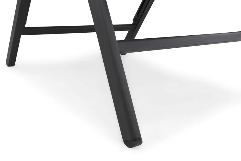 Las Vegas Säätötuoli - Musta/Tiikki - Puutarhakalusteet - Puutarhatuoli - Säätötuoli