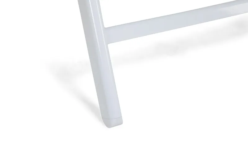 Las Vegas Säätötuoli Ulkokäyttöön - Valkoinen/Tiikki - Puutarhakalusteet - Puutarhatuoli - Säätötuoli