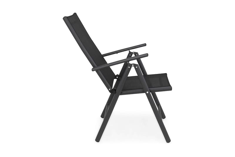 Maggie-säätötuoli - Musta - Puutarhakalusteet - Puutarhatuoli - Säätötuoli