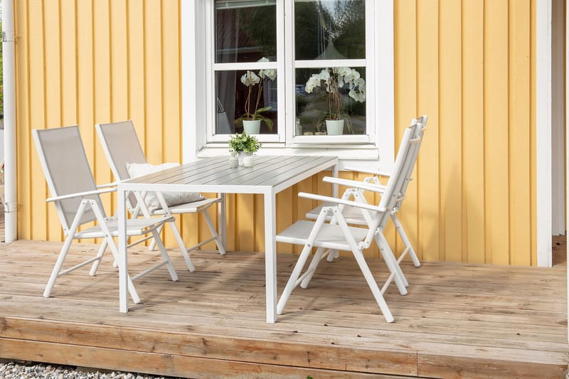 Positionsstol Venture Home Vit - Puutarhakalusteet - Puutarhatuoli - Säätötuoli