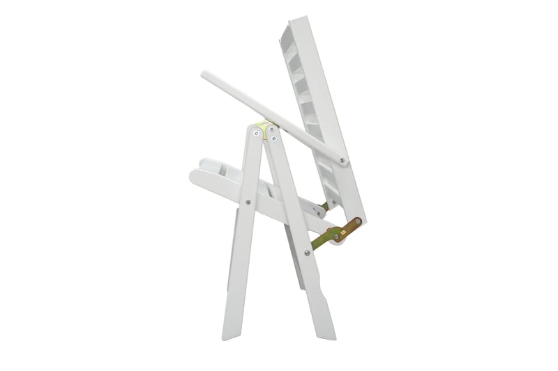 Säätönojatuoli Boarp - Valkoinen - Puutarhakalusteet - Puutarhatuoli - Säätötuoli