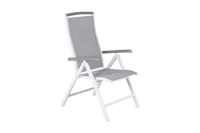 Säätötuoli Albany, Harmaa/Valkoinen