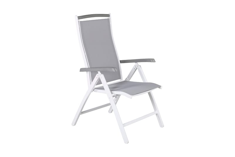 Säätötuoli Albany, Harmaa/Valkoinen