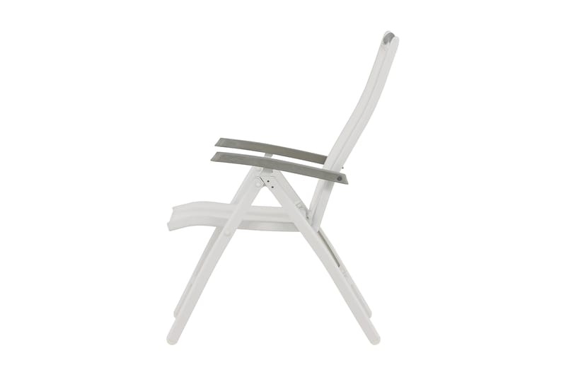 Säätötuoli Albany - Valkoinen - Puutarhakalusteet - Puutarhatuoli - Säätötuoli